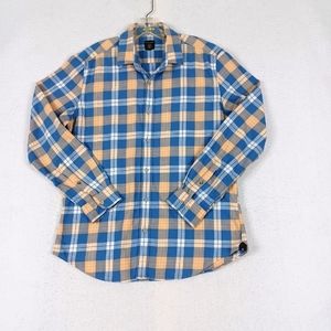 Rare Rabbit Long Sleeve Plaid multicolor Shirt Sz L